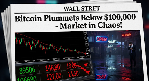 De daling van Bitcoin onder de $100.000 zorgde voor paniek op de markt, maar gebruikers van CryptoEasily cloud mining bleven winst maken!